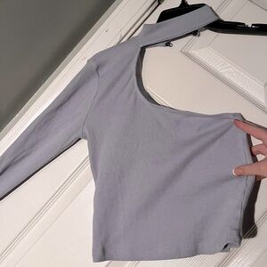 Forever 21 one sleeve crop top, size medium